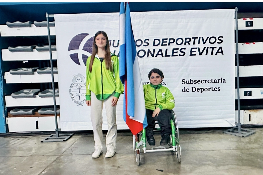 Atletas entrerrianos en los Evita. (foto: Gobierno de Entre Ríos)