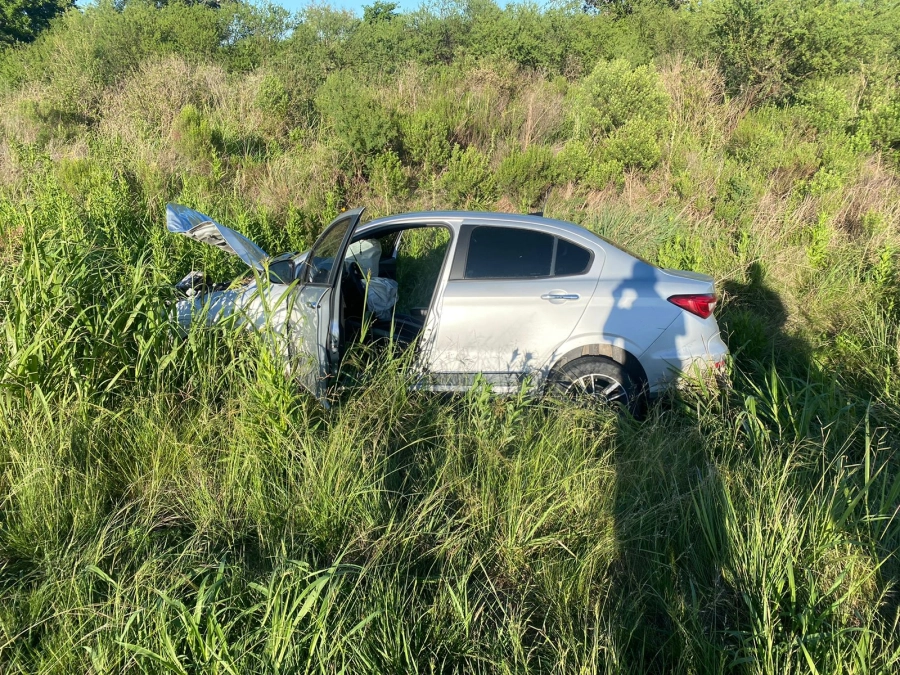 Accidente en Hasenkamp. (foto: Polic&iacute;a de Entre R&iacute;os)