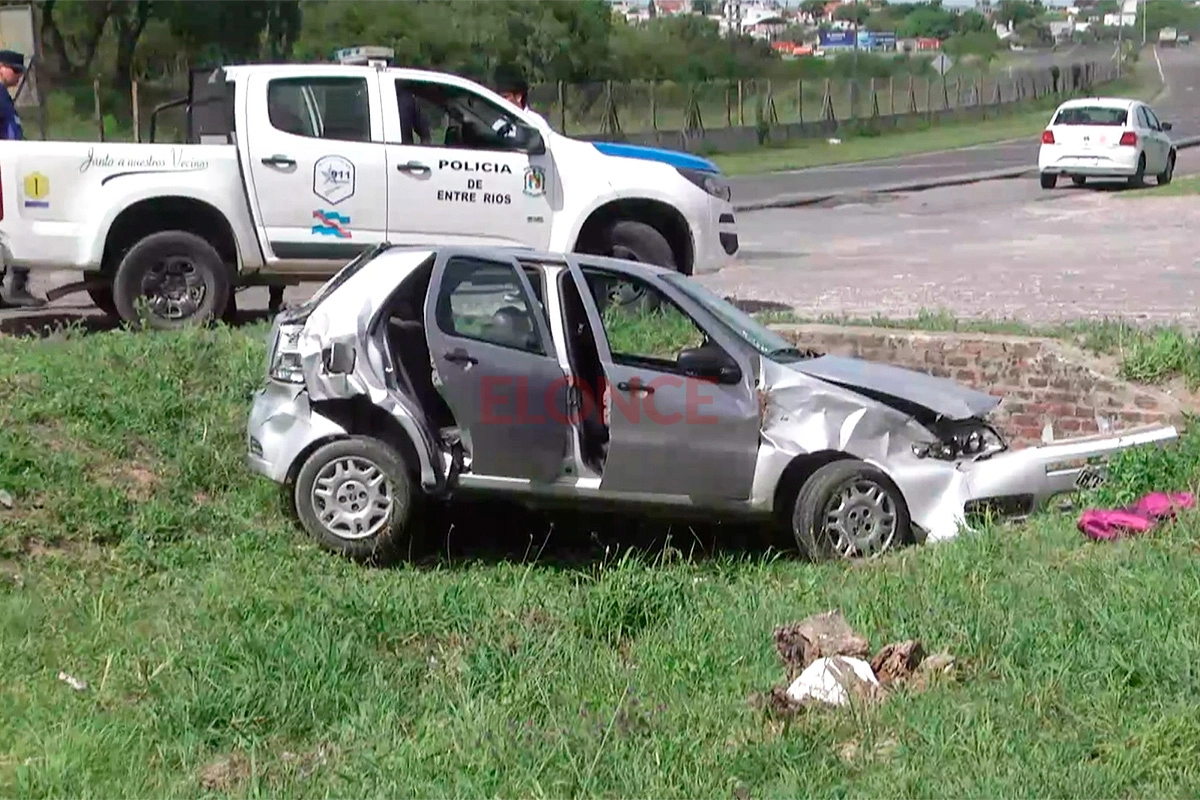 Accidente en Acceso Norte