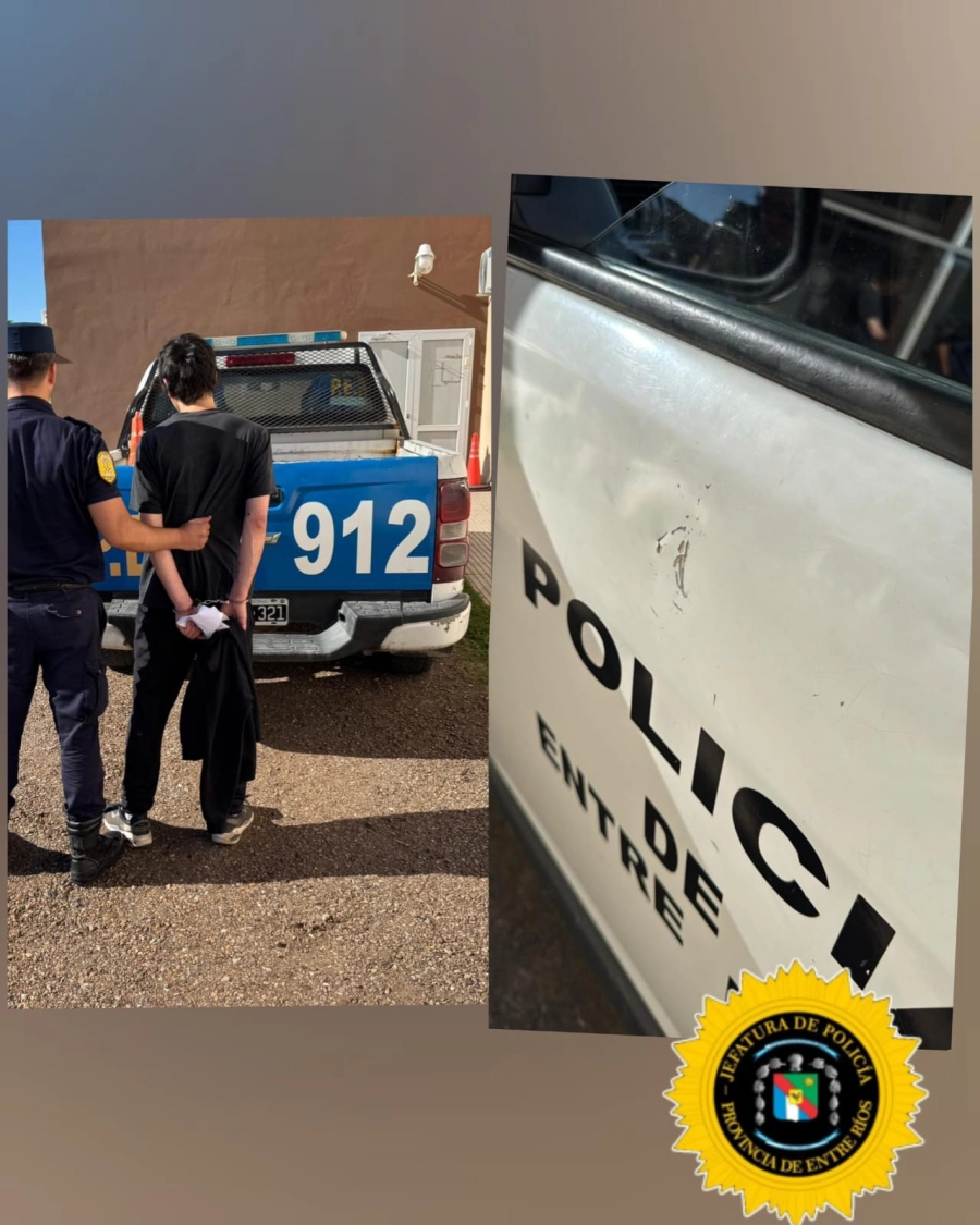 Detenido en Paran&aacute;. (foto: Polic&iacute;a de Entre R&iacute;os)