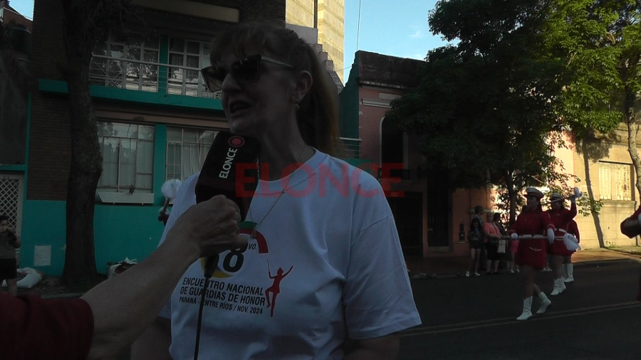 Silvia, presidenta de la Guardia del Paran&aacute;. Foto: Elonce