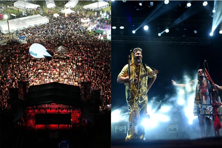 Espectacular cierre de Los Tekis en la segunda noche de la Fiesta Nacional de la Avicultura de Crespo