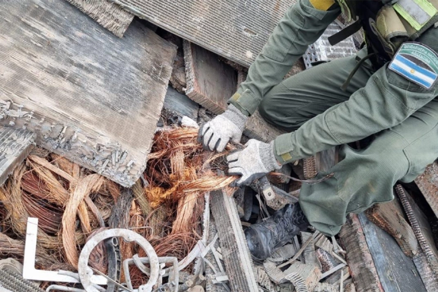Incautan cobre, bronce y aluminio. Gendarmer&iacute;a Nacional