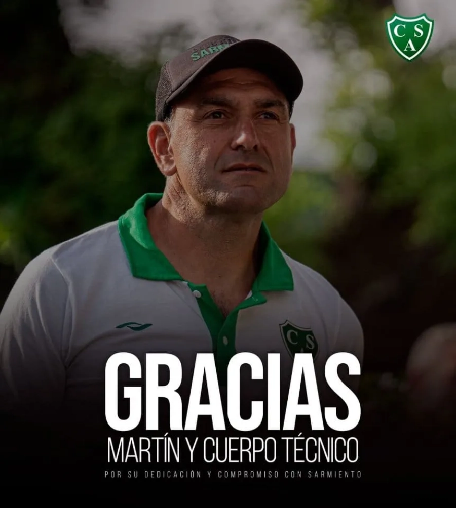 Sarmiento le agradeci&oacute; a Mart&iacute;n Funes por su interinato.