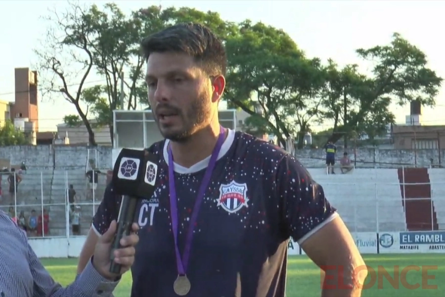 Juan Pablo Giannecchine, DT de San Benito.