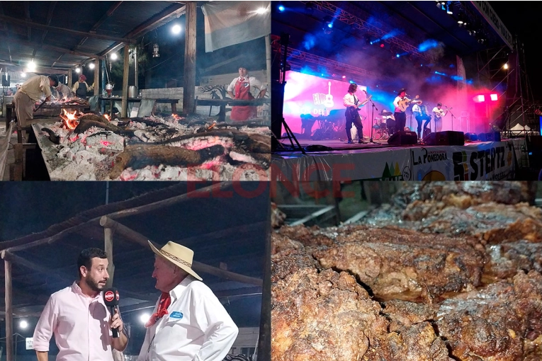 Con concurso y shows musicales, se desarrolla la segunda noche de la Fiesta Nacional del Asado con Cuero