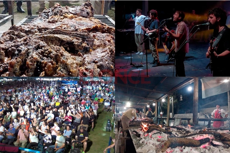 Con sabor y carne, Viale finalizó la segunda noche de la Fiesta Nacional del Asado con Cuero