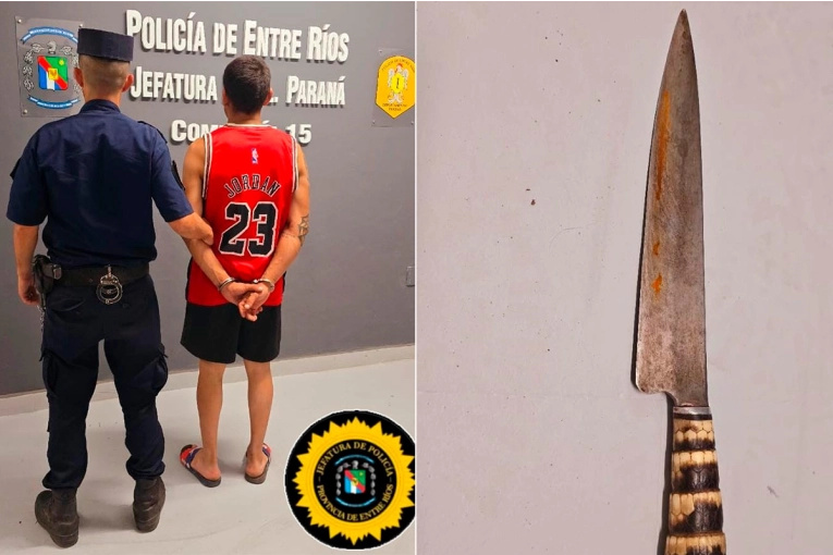 Amenazó a su ex con un cuchillo y cortó el internet para impedir que active el botón antipánico