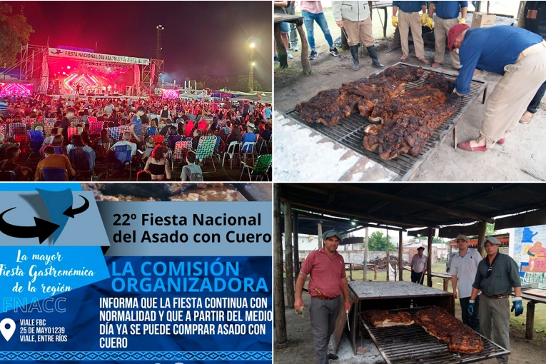 La Fiesta Nacional del Asado con Cuero continúa su celebración en Viale