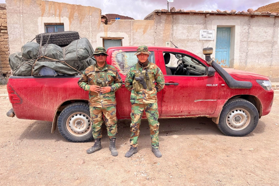 Camioneta cargada con marihuana. Gendarmer&iacute;a Nacional