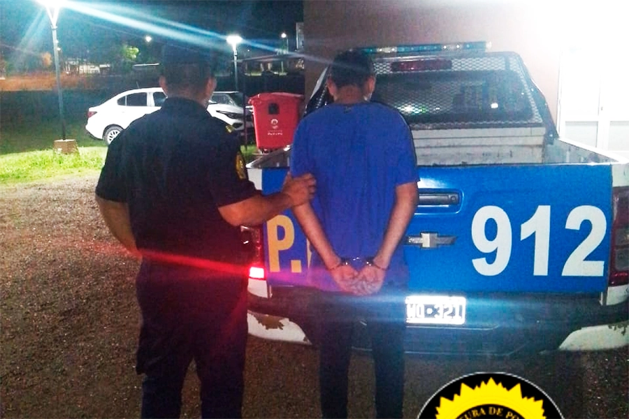 Detenido por violar restricci&oacute;n de acercamiento. PER