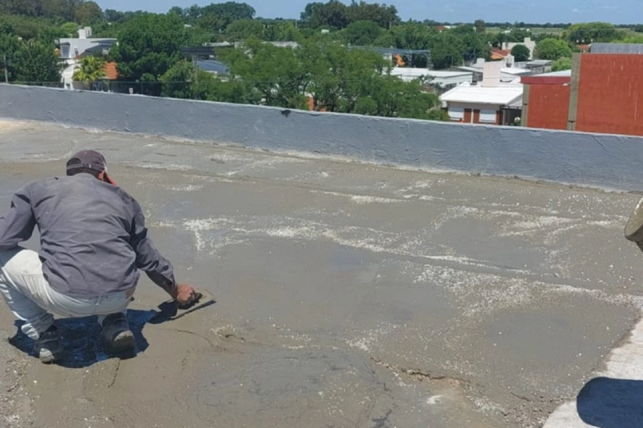 Obras en el Colegio Nacional de Cerrito. (foto: Gobierno de Entre R&iacute;os)