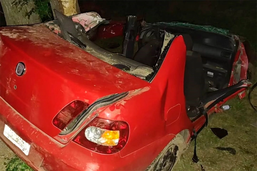 Accidente fatal en la ruta 70 en Santa Fe. (foto: Sol Play)