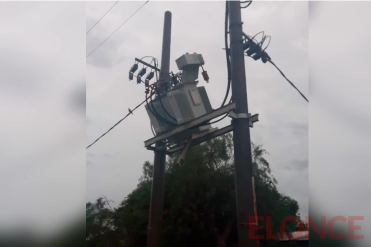 Temporal en San Benito: restablecen el servicio de energía tras inconvenientes en un transformador