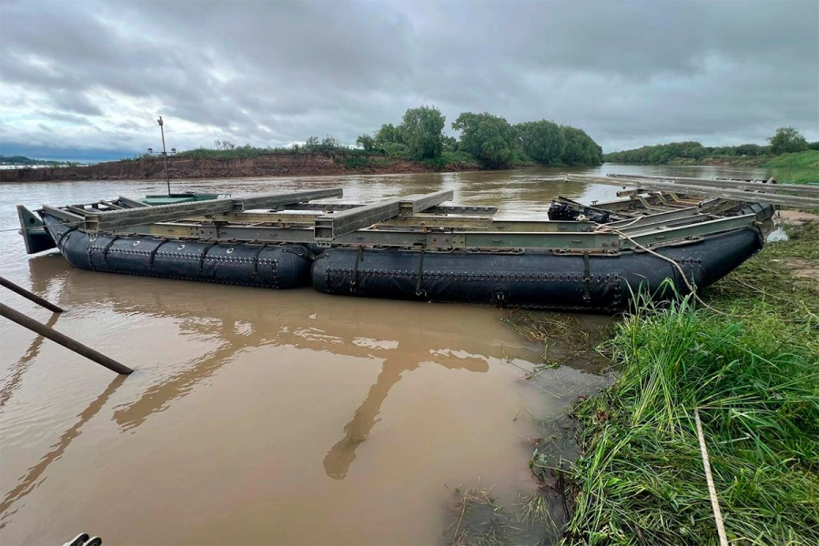 La embarcaci&oacute;n utilizada para cruce y desplazamiento a trav&eacute;s de cursos de agua en situaciones t&aacute;cticas. (foto: Ej&eacute;rcito Argentino)