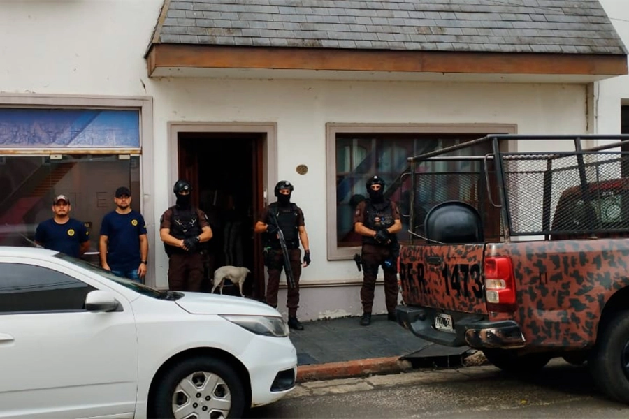 Allanamiento en Concordia. (foto: Concordia Policiales)