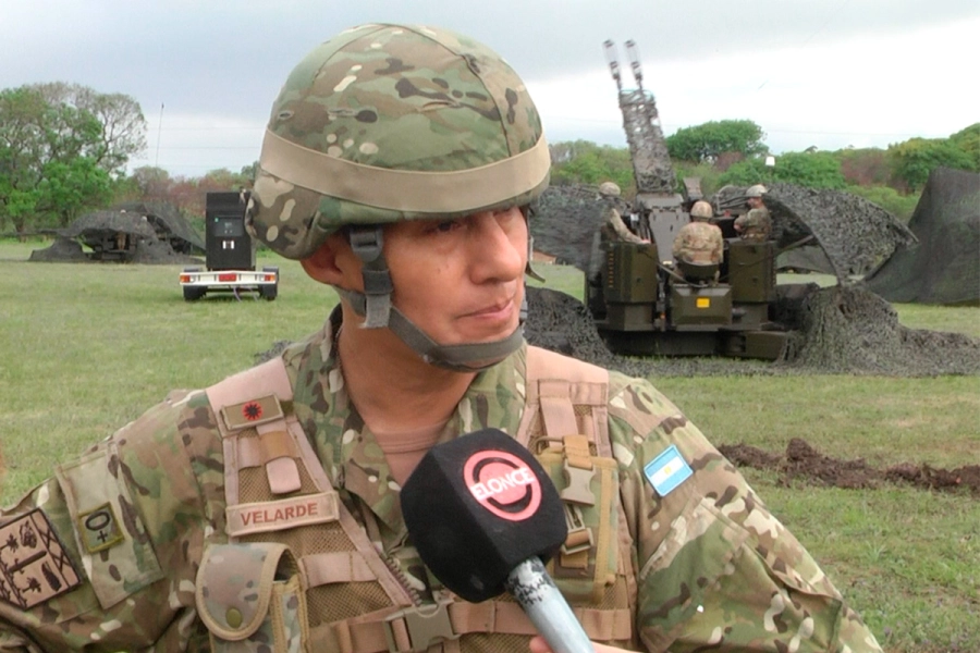 El Coronel Mayor César Augusto Velarde