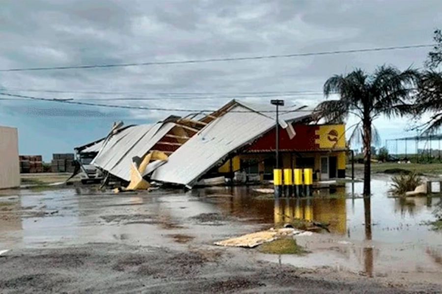 Fuerte temporal en Ord&oacute;&ntilde;ez. El Doce TV