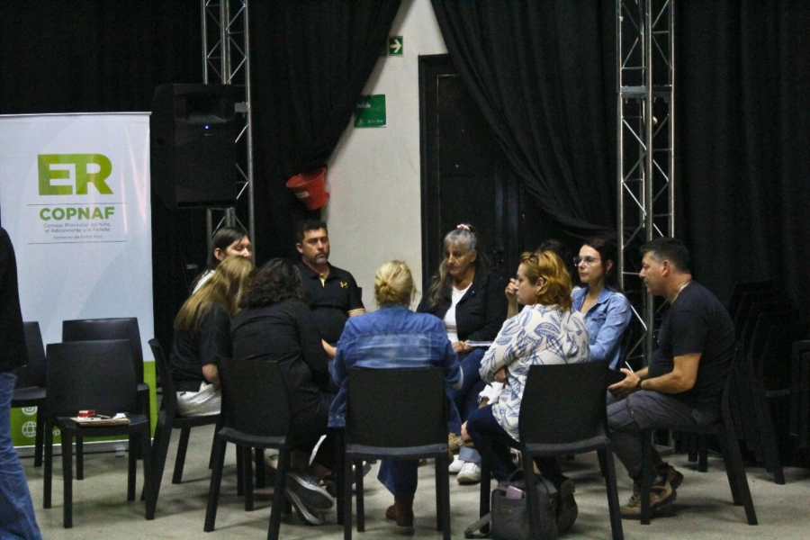 Copnaf realiz&oacute; un encuentro colaborativo con equipos de residencias socioeducativas para adolescentes. (foto: Gobierno de Entre Ríos)