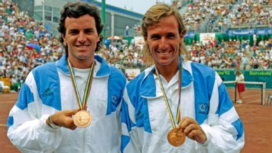 Javier Frana y Christian Miniussi, medallistas en Barcelona 1992.