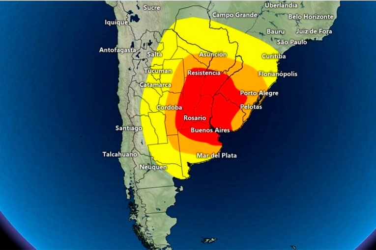 Alerta por más tormentas fuertes: recuerdan el pasillo de tornados en Argentina