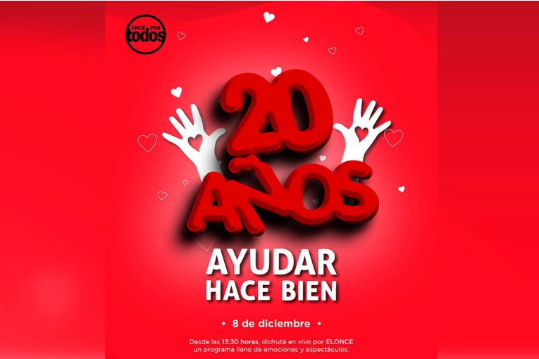 Ayudar Hace Bien festeja 20 años de solidaridad este domingo 8 de diciembre