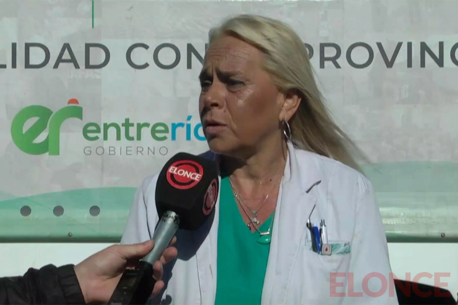 coordinadora del Programa de Hemoterapia, Gabriela Jacobo