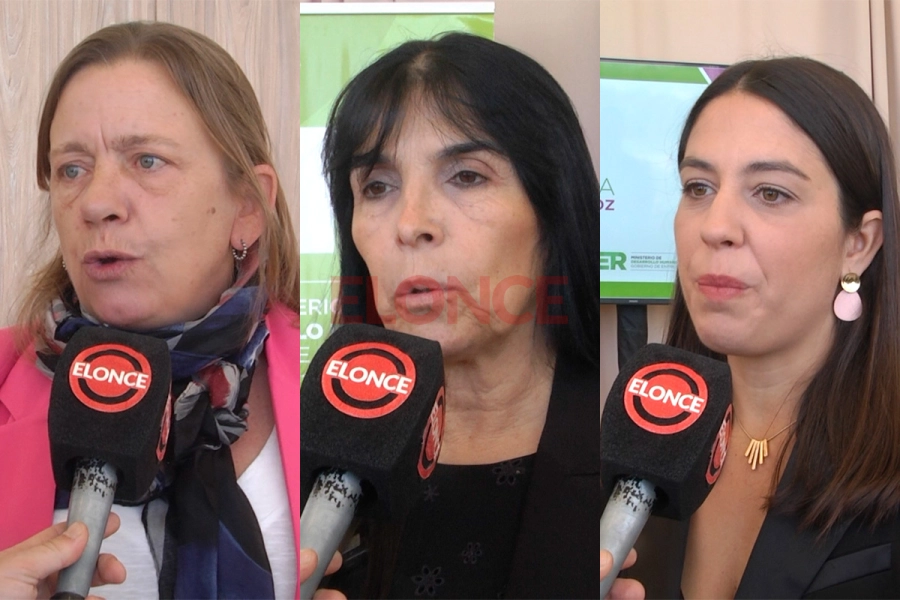 Ver&oacute;nica Beriso, Alicia Aluani y Ayel&eacute;n Acosta. (foto: Elonce)