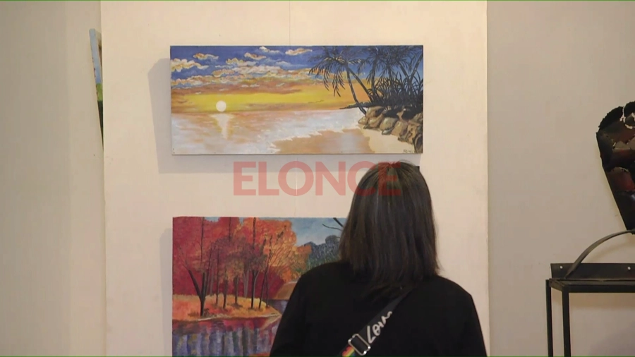 Una de las obras de la muestra anual. Foto: Elonce