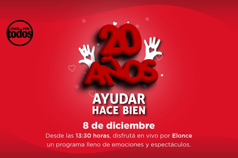 Ayudar Hace Bien festeja 20 años de solidaridad este domingo 8 de diciembre