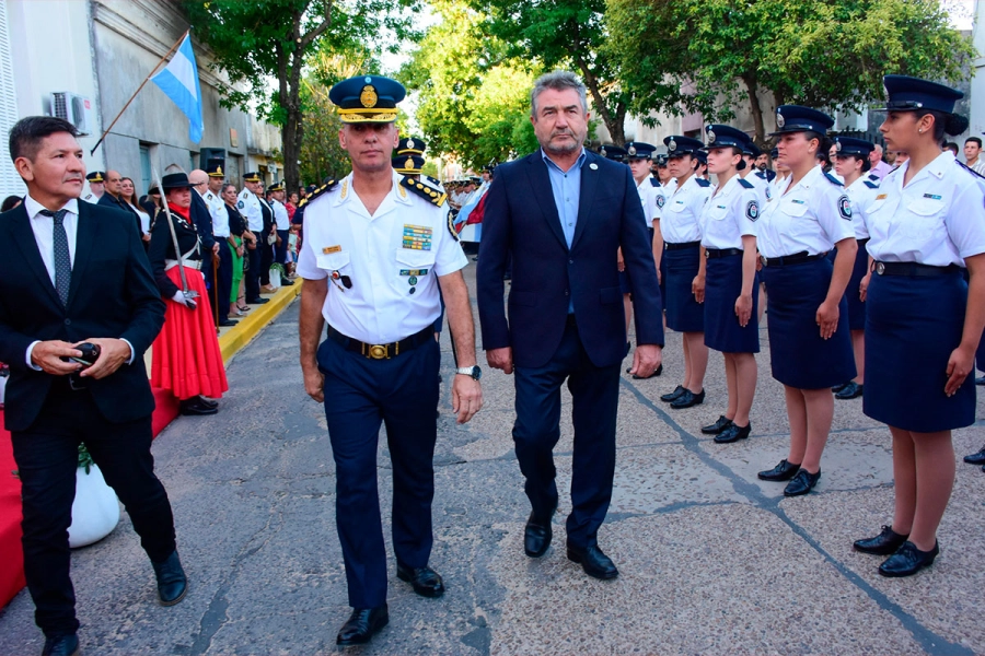 Acto en Rosario del Tala. (GER).