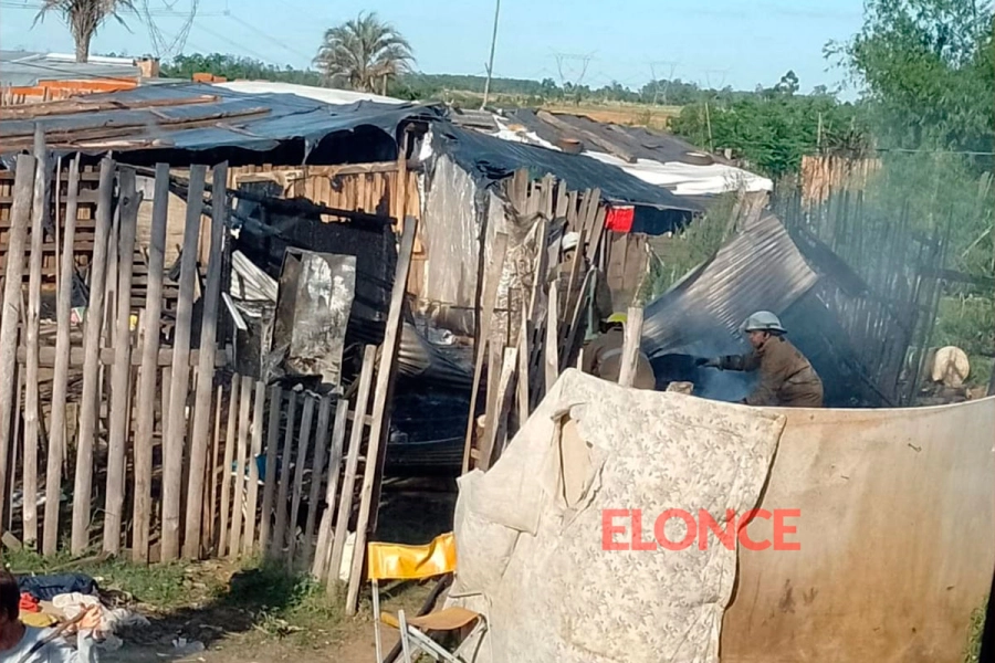 Un ni&ntilde;o sufri&oacute; heridas. (Bomberos Voluntarios)