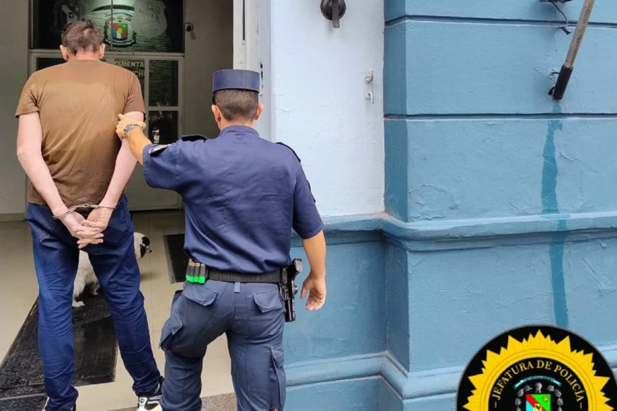 Detenido por el robo de est&eacute;reos. (foto: Polic&iacute;a de Entre R&iacute;os)