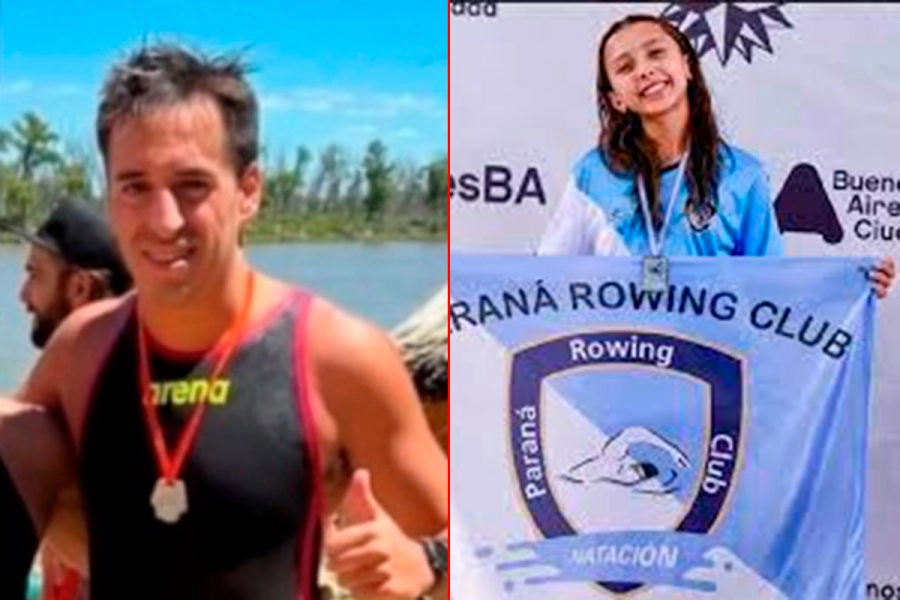 Abel Cheseaux y Miranda Lescano Doce, primera y segunda de la competencia.