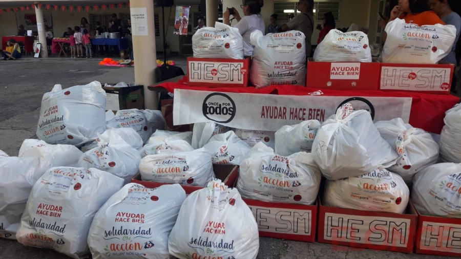 Donaciones colectadas en Hospital Escuela. (foto: Elonce)