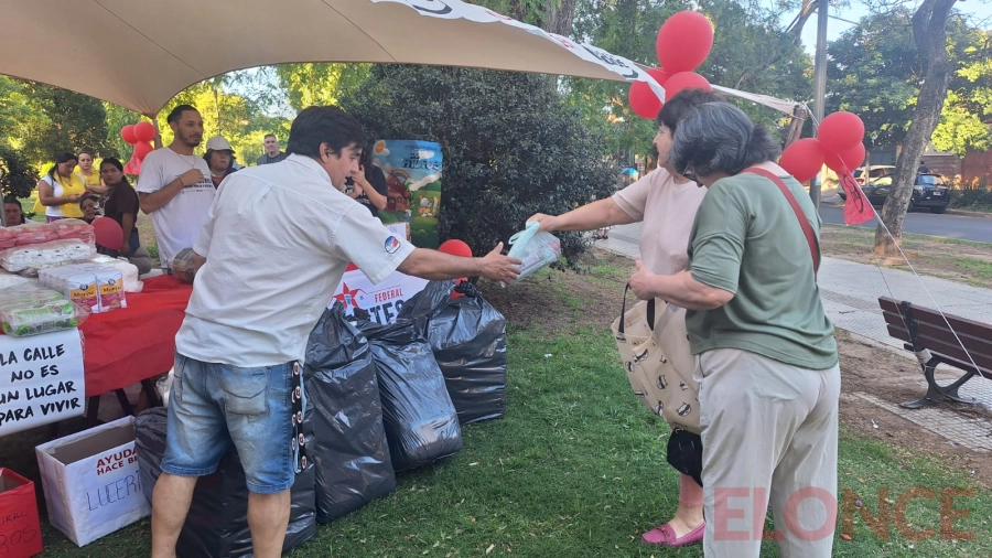 Llegaron las donaciones. (foto: Elonce)