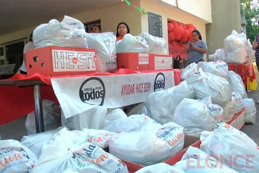 Donaciones colectadas en Hospital Escuela. (foto: Elonce)