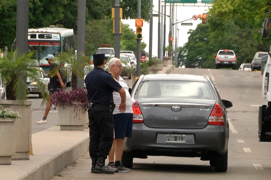 El Toyota Etios se dirigía en sentido Norte - Sur