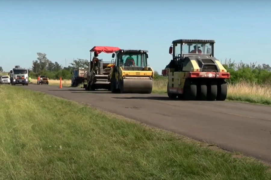 Inicio de obras en Ruta 20. Elonce