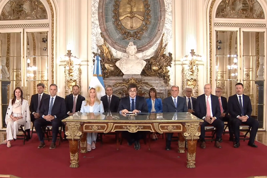 Milei brindó un mensaje por Cadena Nacional en su primer año de gobierno