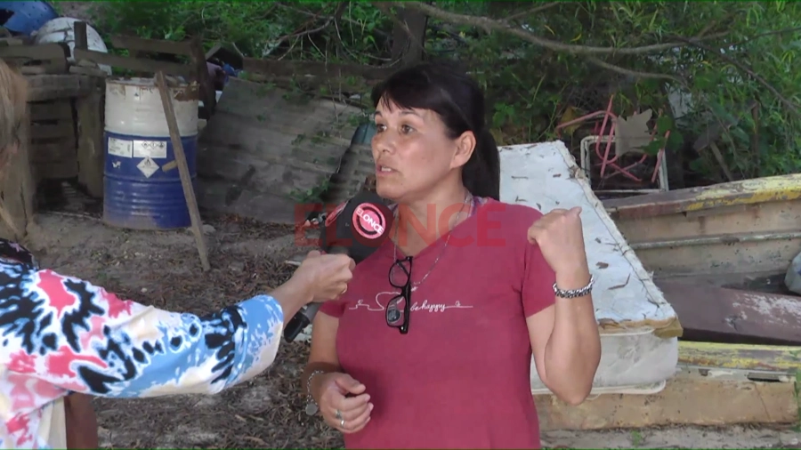 Norma Barreto, otra de las presentes en el camino costero. Foto: Elonce