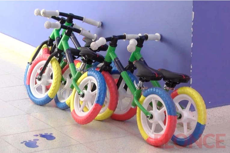 Dotaron de bicicletas para niños a Jardín Municipal Puentes de Colores