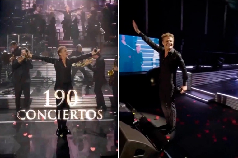 Luis Miguel publicó un video para despedirse de su gira que tendrá su cita final en Argentina