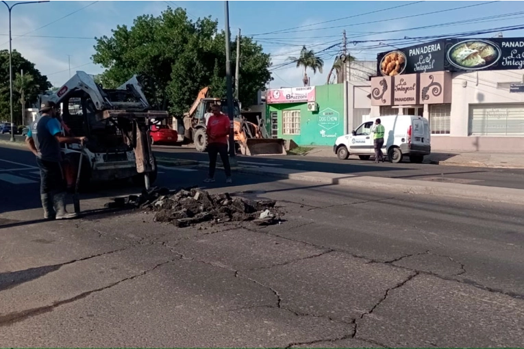 Cortan el tránsito en Avenida Ramírez y Feliciano por obras en la red de agua