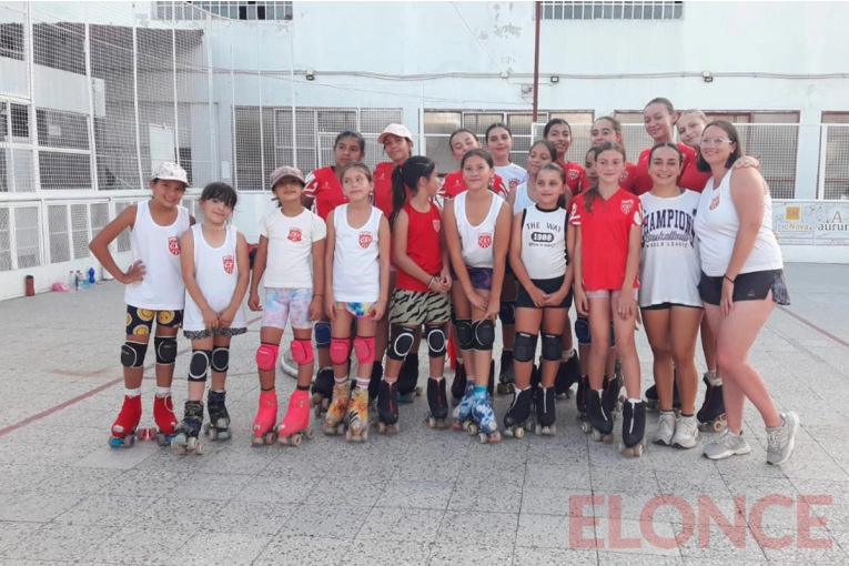 Patinadoras de Club Talleres se preparan para su show de fin de año en Paraná