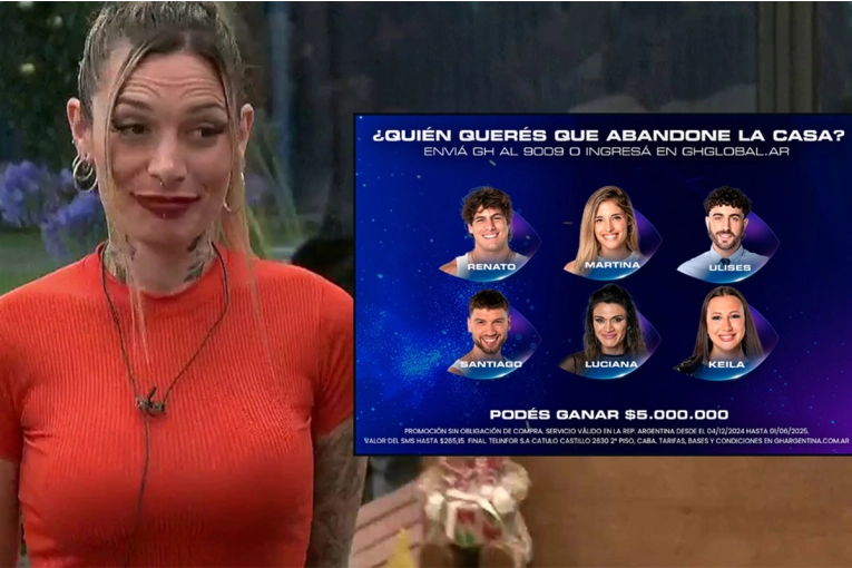 Quiénes son los seis nominados en Gran Hermano para este domingo