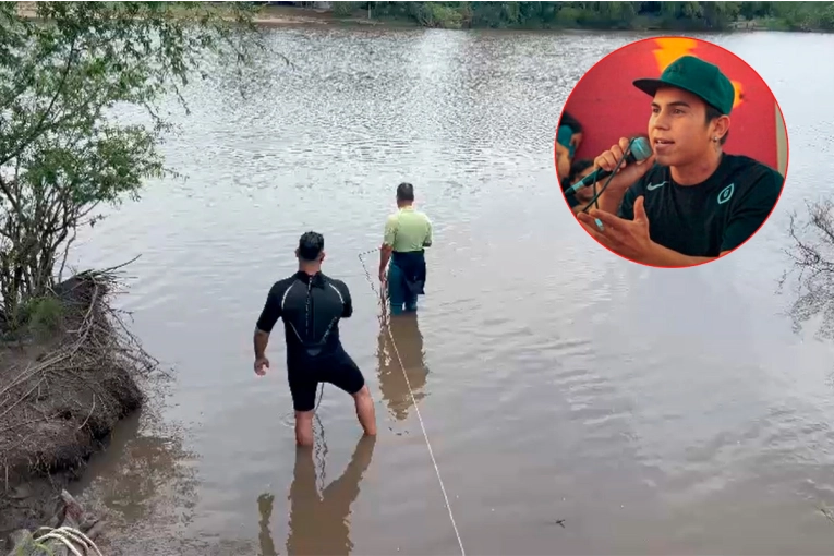 Buzos tácticos buscan pertenencias de Elías Benítez en el río Gualeguaychú