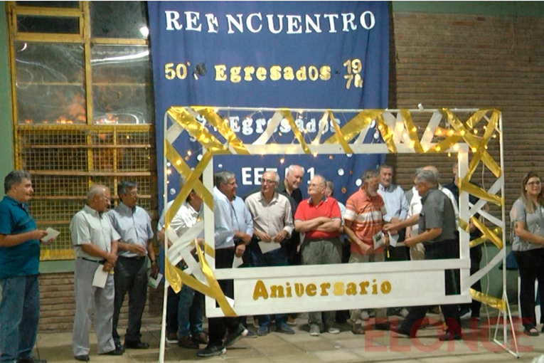 A 50 años de su egreso, emotivo reencuentro de la promoción 1974 en la Escuela Técnica N°1