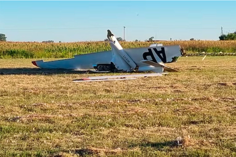 Trágico accidente aéreo: una avioneta se estrelló y murió el piloto