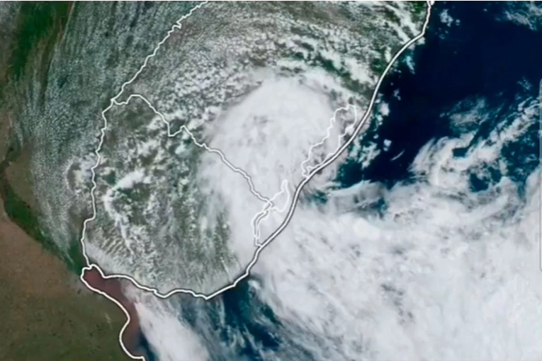 Qué pasó con el ciclón subtropical “Biguá” que iba a afectar con fuerza a Uruguay y Brasil